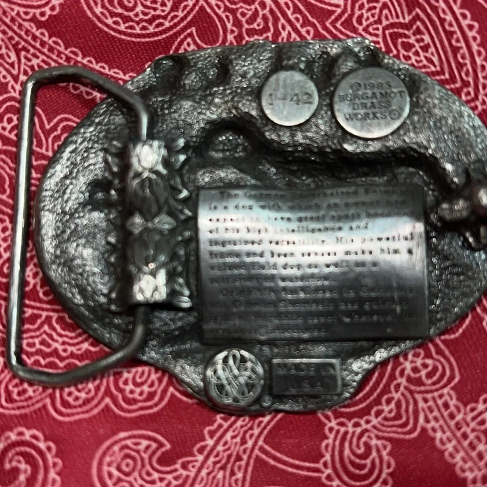 Vintage belt buckles. Tony Lama, Quail, Morgan horse, hunting, Austin Nichols - Picture 9 of 9